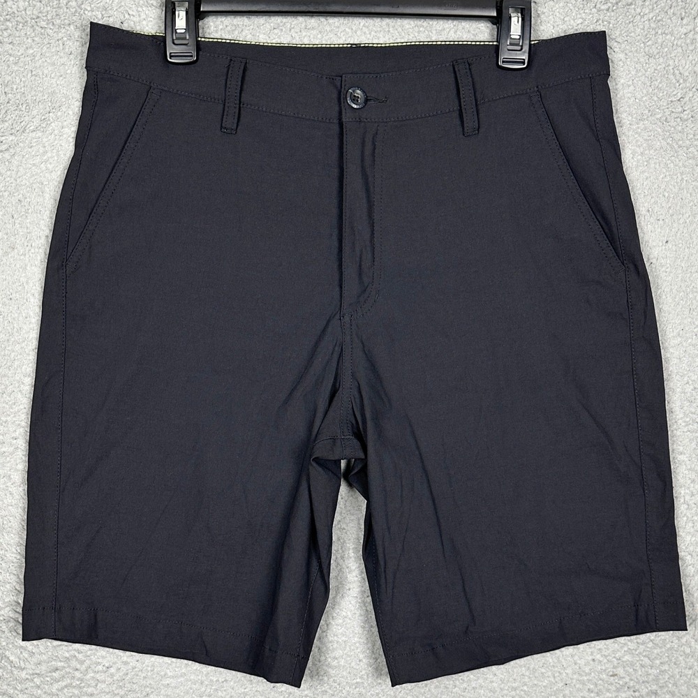 Eddie Bauer Shorts Mens 33 Horizon Guide Chino Black Stretch Performance EUC